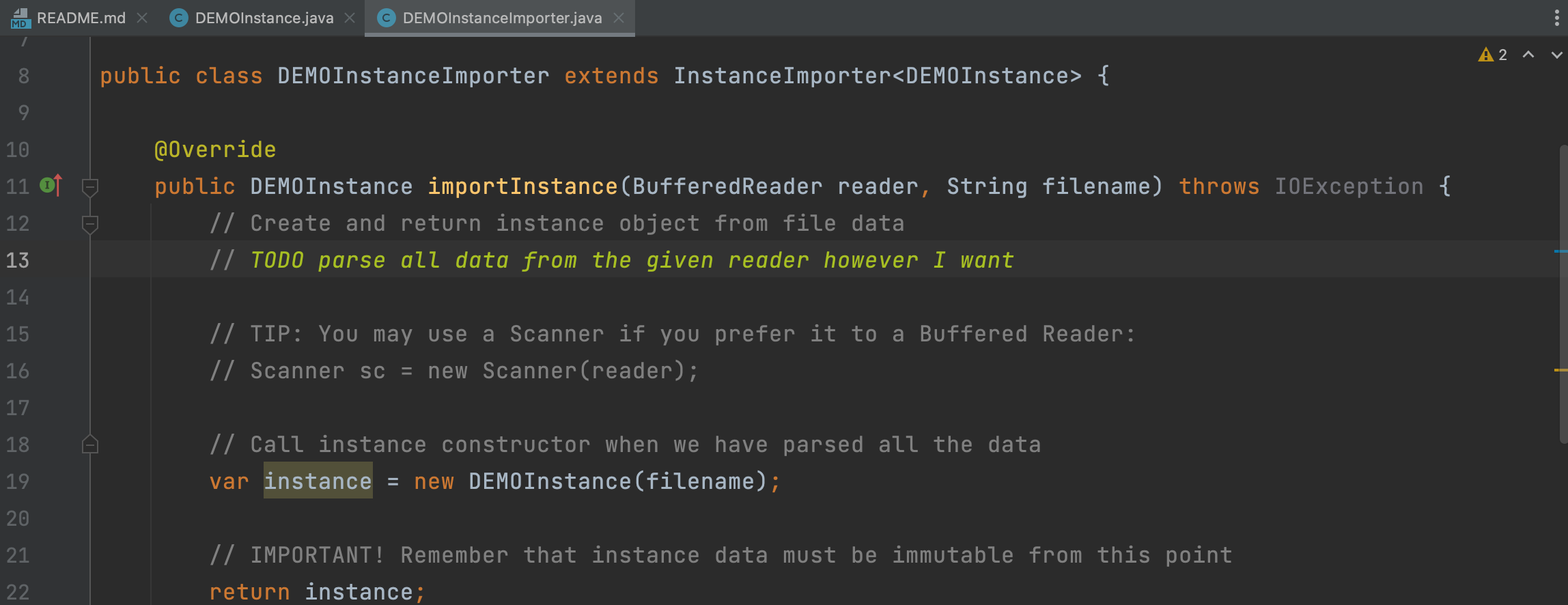 Example TODO